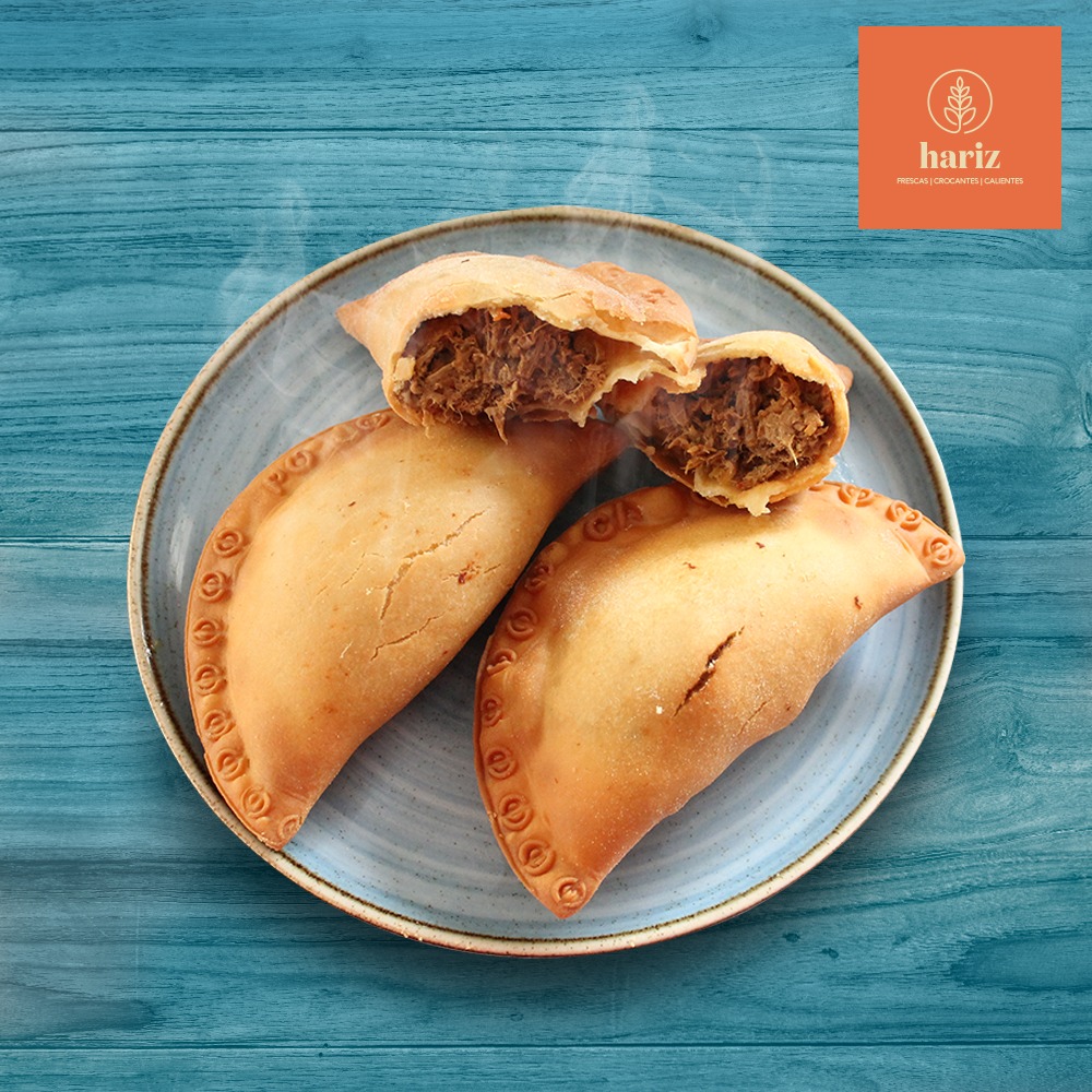 Las Hariz 4 Empanada trigo carne